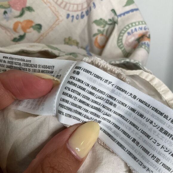 Abercrombie & Fitch Fruit Stamped Dress - Picture 7 of 7